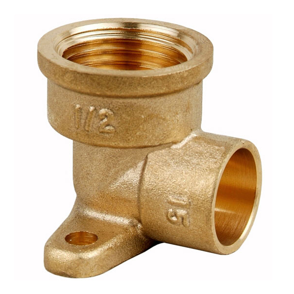 Cot alama, suport perete, interior-interior, 18 mm x 1/2", 90 grade, Ferro 4472-1801
