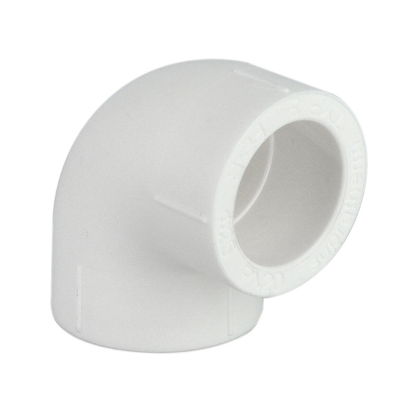 Cot PPR, 32 x 32 mm, alb, 90 grade