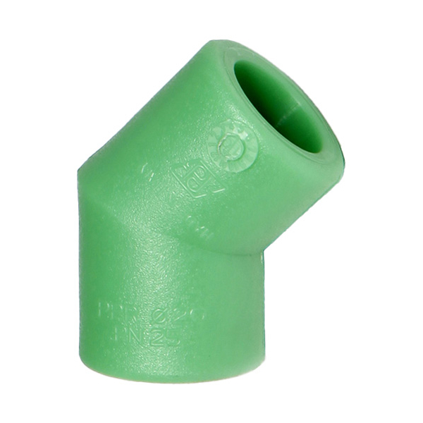 Cot PPR, 50 x 50 mm, verde, 45 grade