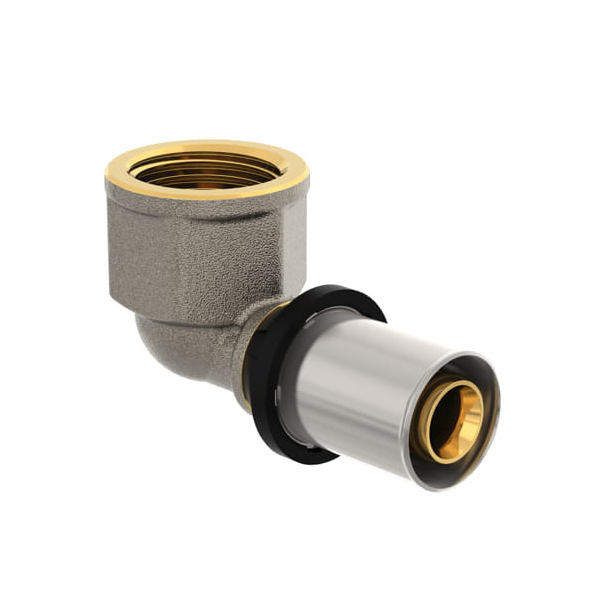 Cot presare FAZ4E34F20A000E0 Purmo Cleverfit, pentru sisteme de incalzire, alama, filet interior, D 20.2 mm x 3/4"