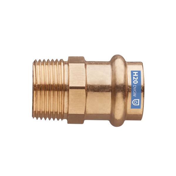 Adaptor cupru sertizare, interior-exterior, 18 mm x 1/2", 8243