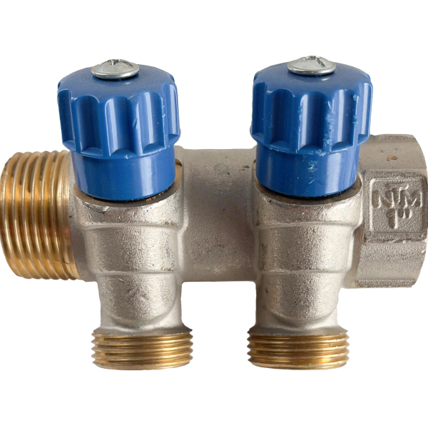 Distribuitor cu robinet, 2 x 1", NTM 41802B

