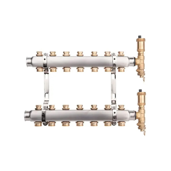 Distribuitor echipat inox 1", 7 cai x 3/4", Valvex Base
