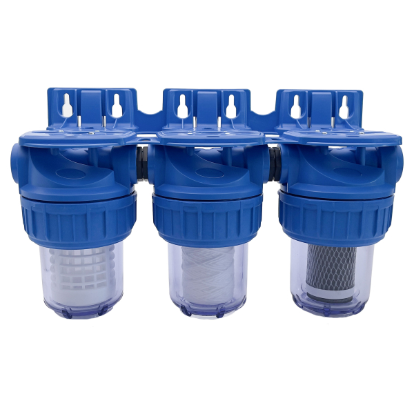 Filtru apa Water Systems 5, triplu corp, 1"
