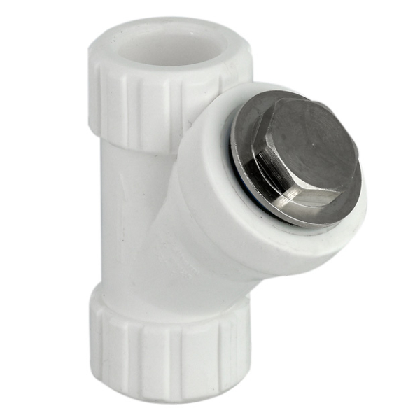 Filtru Y PPR, FI - FI, D 20 mm, alb