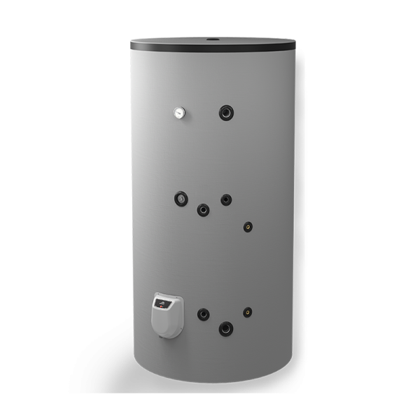 Boiler termoelectric Eldom, 1000 L, cu o serpentina si rezistenta electrica, pe pardoseala, 12000 W