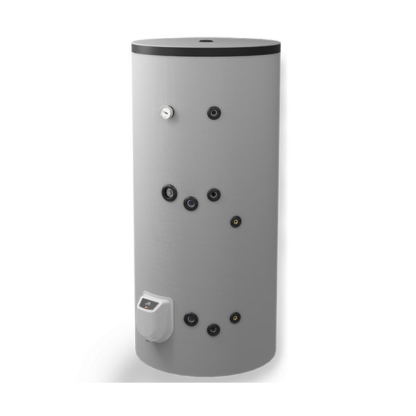 Boiler termoelectric Eldom, 500 L, cu o serpentina si rezistenta electrica, pe pardoseala, 9000 W
