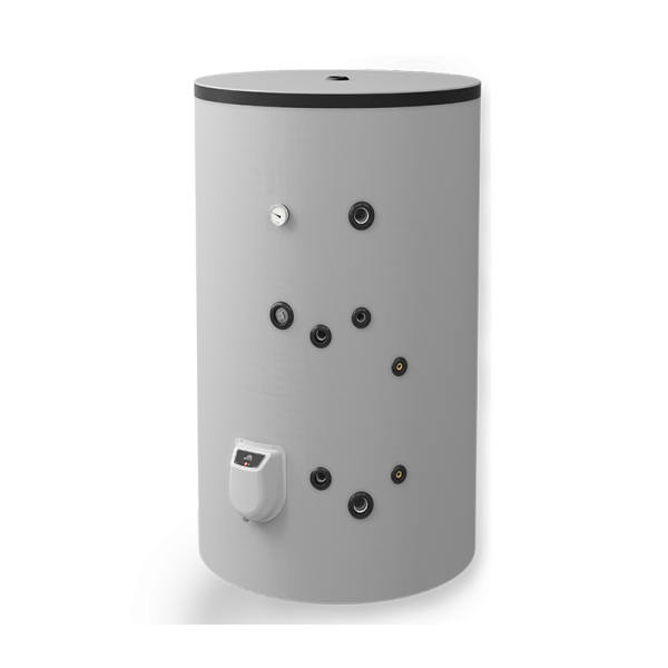 Boiler termoelectric Eldom, 750 L, cu o serpentina si rezistenta electrica, pe pardoseala, 12000 W
