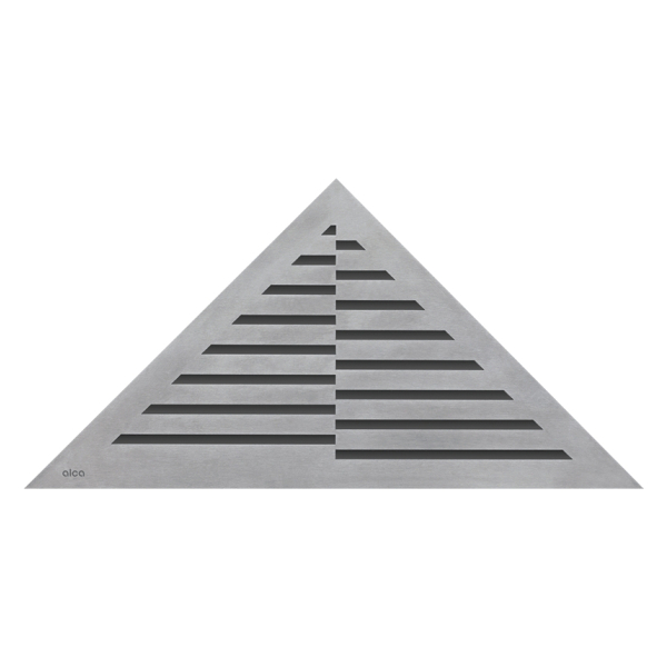 Gratar pentru canal scurgere, Alcadrain Time , finisaj cromat mat, 27 x 38.2 cm