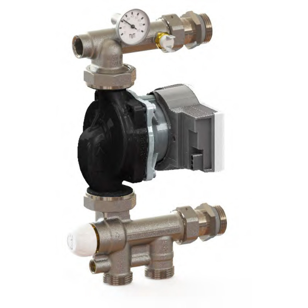 Grup amestec Tiemme 3890050, pentru incalzire in pardoseala cu agent termic, 1"