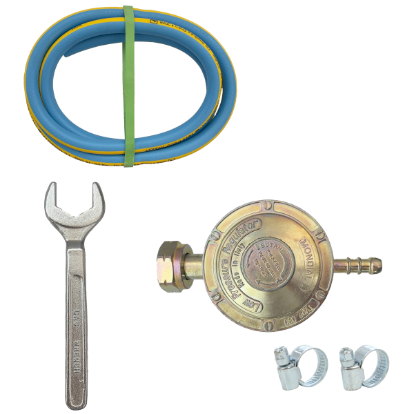 Kit regulator gaz Tecnogas 20 - 60 mbar, cu furtun + cheie