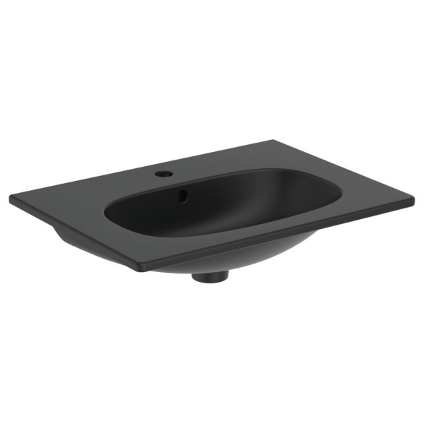 Lavoar Ideal Standard Tesi 63cm, pentru mobilier, finisaj negru mat