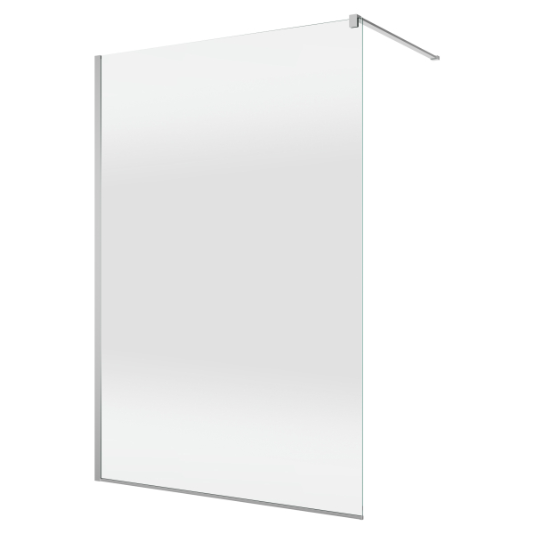 Perete Walk-In, Sanswiss Easy, 80 x 200 cm, sticla shade, profil slefuit lucios, STR4P0805068