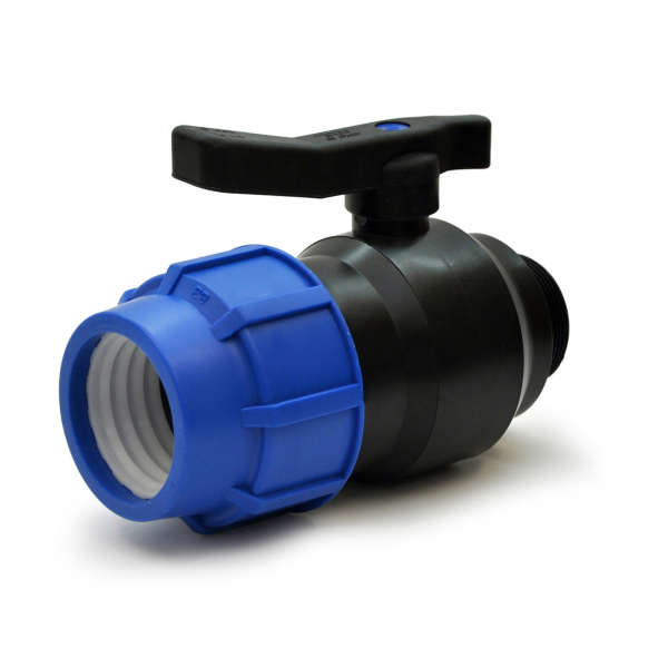 Robinet apa PEHD, mufa-filet exterior, 32 x 1, PN 10
