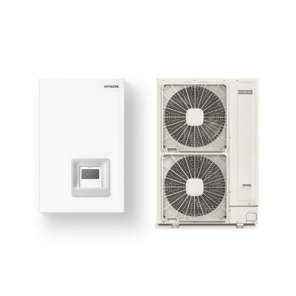 Pompa de caldura aer apa de tip split Hitachi RWM-6.0N1E + RAS-6WHNPE, 16 kW