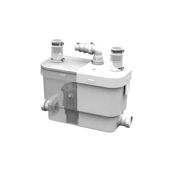 Sanipompa ape uzate SaniVite Silence Svstd, pentru masina de spalat vase, masina de spalat rufe, lavoar, cada, bideu, 400 W, 412 x 185 x 280 mm