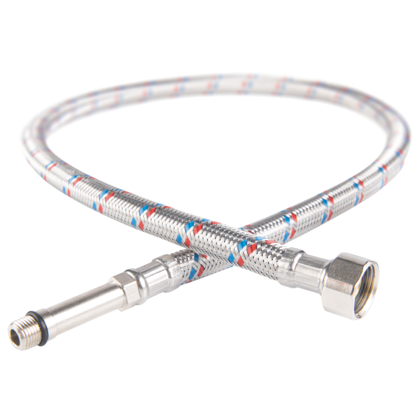 Racord flexibil apa pentru monocomanda Ferro WBS91, capat lung, 3/8” - M10 ", L 300 mm