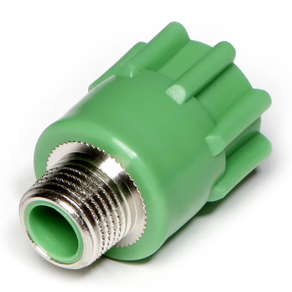Racord PPR, FE, 25 mm x 3/4", verde
