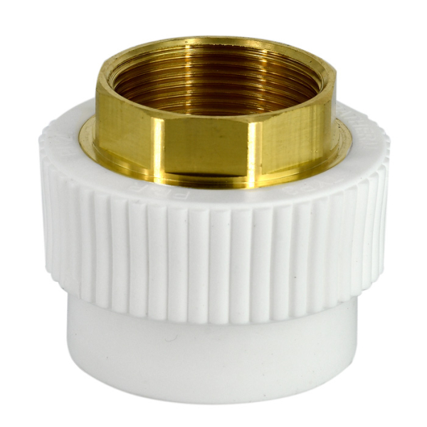 Racord PPR, FI, 90 mm x 3", alb