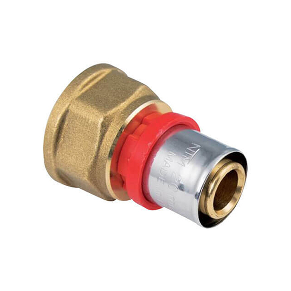Racord presare 702V Ntm, alama, filet interior, D 32.3 mm x 1"