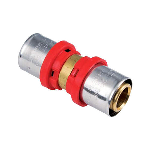 Racord presare drept dublu 701V Ntm, alama, D 32.3 mm