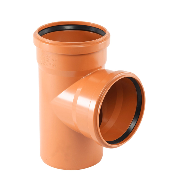 Ramificatie PVC cu inel, D 160 x 160 mm, 87 grade