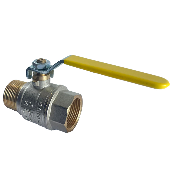 Robinet bila gaz, Ntm Elios, filet interior - exterior, maneta aluminiu, D 1 1/4"