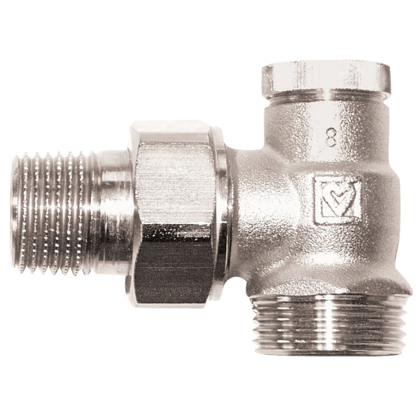 Robinet calorifer retur, Herz RL-1, 1374801, alama, filet exterior, 1/2"
