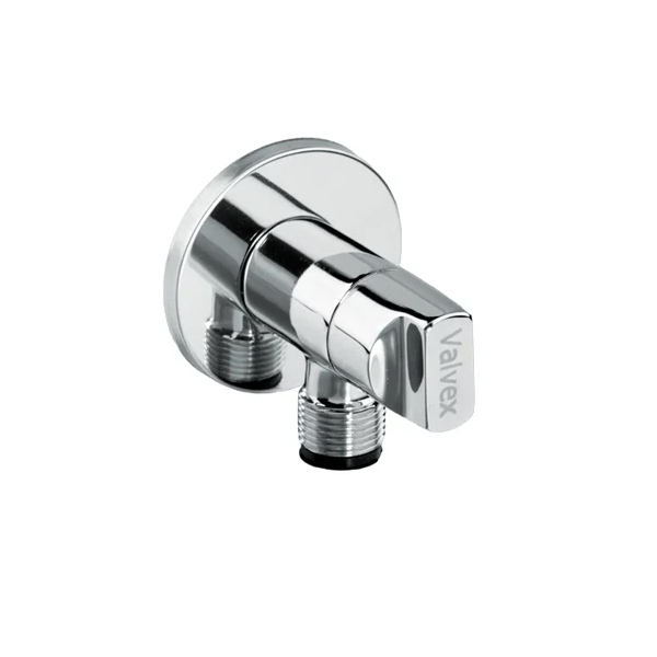 Robinet coltar crom, cu cap ceramic, Valvex Strit, 1482750, alama, 1/2" x 1/2"