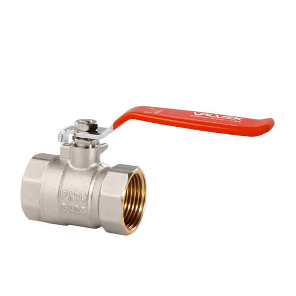 Robinet cu bila Valvex Oro, filet interior-interior, alama, 1/2”, PN16, cu maneta otel