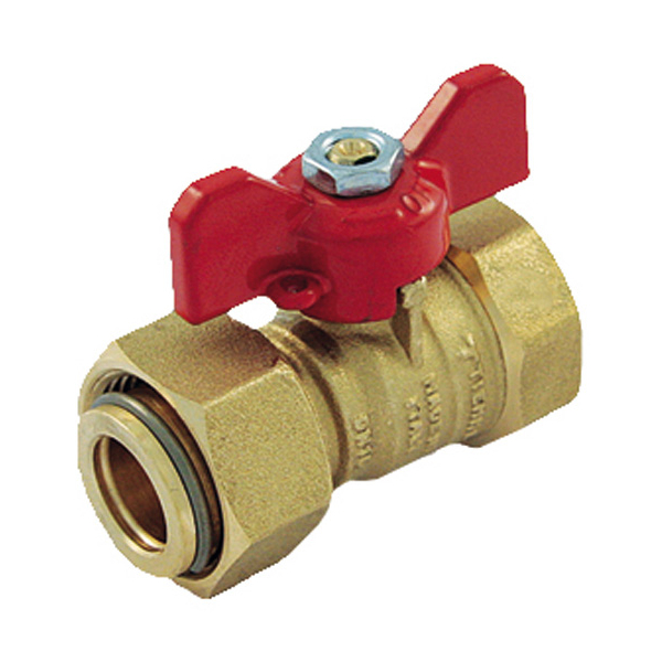 Robinet cu semiolandez Tiemme 2263, alama, 1/2", maner fluture