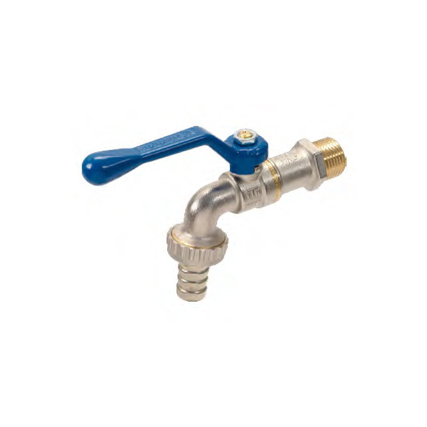 Robinet Eolo anti-inghet 1/2", maneta aluminiu, cu portfurtun