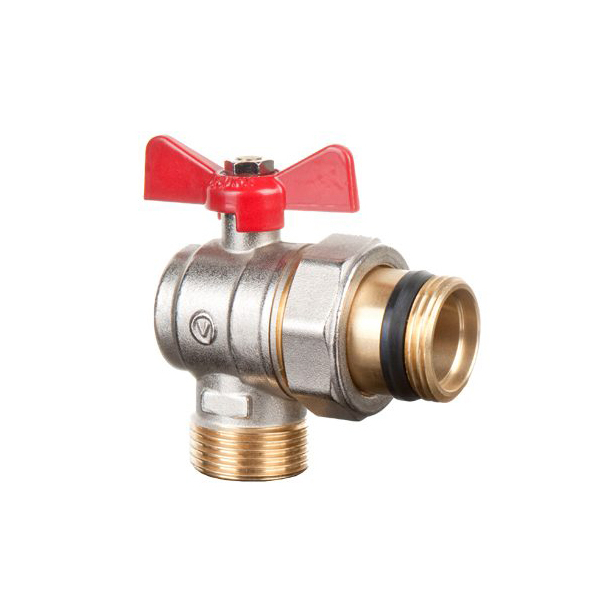 Robinet sferic colt Valvex Onyx Base 1454120, cu racord olandez, PN 10, DN 25, 1"
