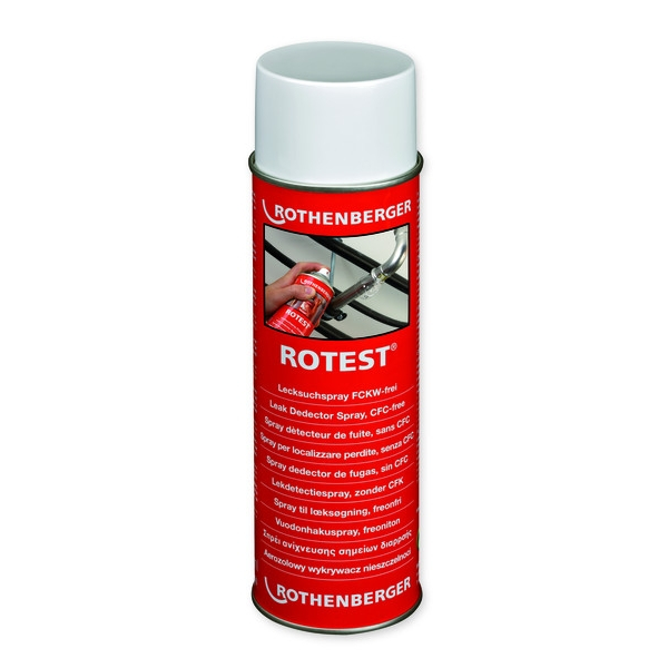 Spray pentru detectat scapari de gaze, Rothenberger Rotest, 400 ml

