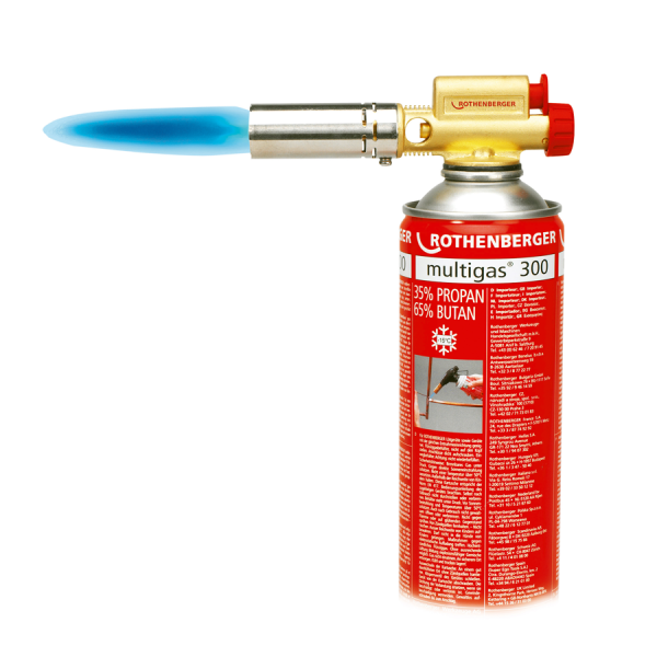 Arzator Rothenberger Easy Fire + cartus gaz Multigas 300, 600 ml
