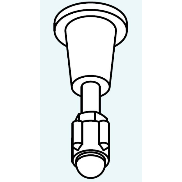 Set 7 picioare pentru cadite de dus SanSwiss, FWA.6