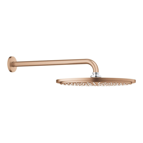 Cap dus fix Grohe Cosmopolitan 310 26066DL0, finisaj cupru mat, 1 functie, sistem anticalcar