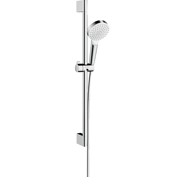 Set dus para + furtun + suport culisant + bara, Hansgrohe Crometta 26533400, 1 functie
