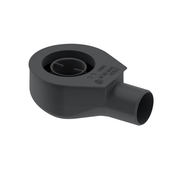 Sifon orizontal Tece DrainLine plat pentru rigola dus, evacuare laterala DN 50, 0.7 l/s, 650000