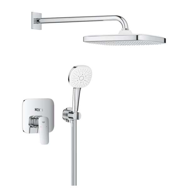 Sistem dus Grohe Cubeo 1053360000, incastrat, finisaj cromat