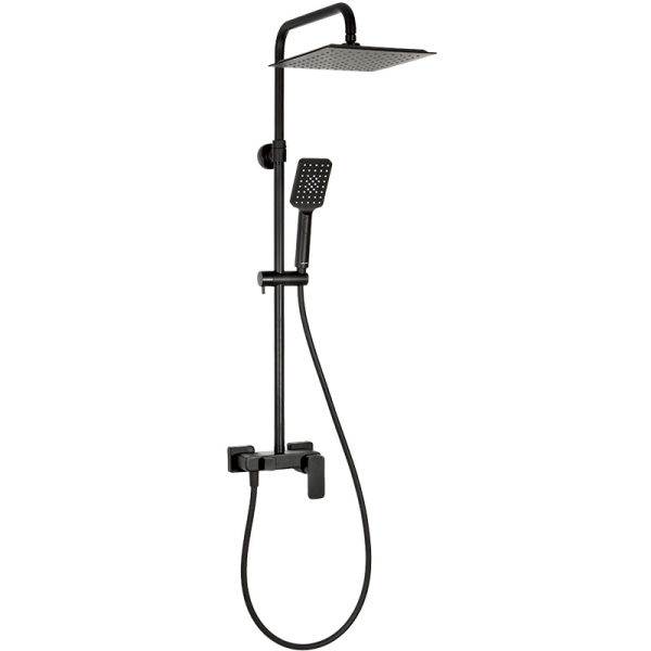 Sistem dus Valvex Loft 2455750, baterie monocomanda, negru mat