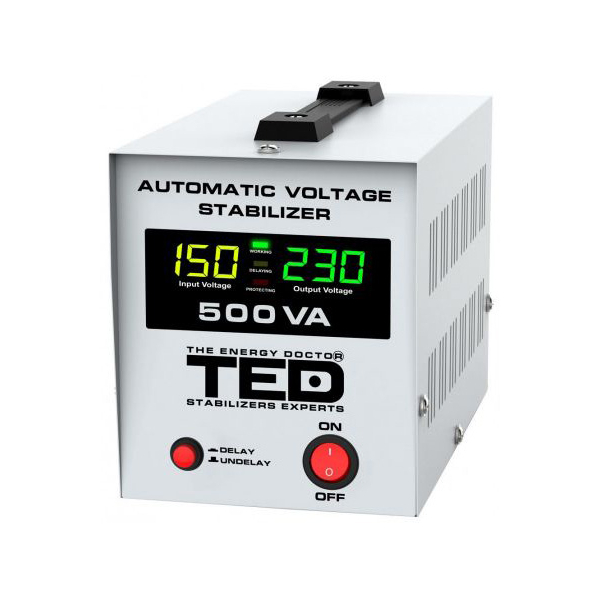 Stabilizator de tensiune cu releu Ted AVR 500VA / 300W