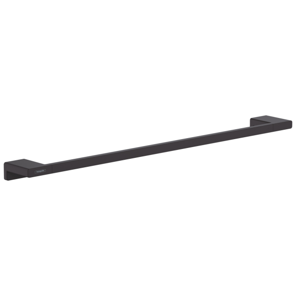 Suport prosop baie Hansgrohe AddStoris 41747670, tip bara, finisaj negru mat