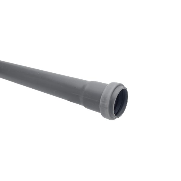 Teava PVC pentru scurgere canalizare interioara, cu inel, 32 x 1.6 mm, 0.25 m, gri