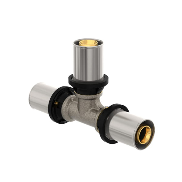 Teu presare redus FAZ4T26A16A26AE0 Purmo Cleverfit, pentru sisteme de incalzire, alama, D 26.3 x 16.2 x 26.3 mm