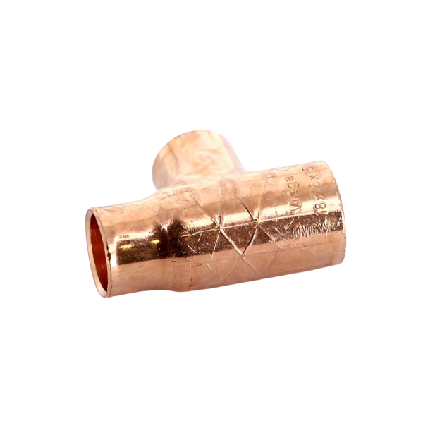 Teu redus, cupru, D 18 x 15 x 15 mm, 95130