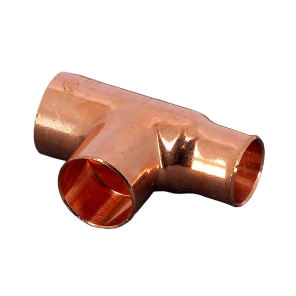 Teu redus, cupru, D 18 x 18 x 15 mm, 95130