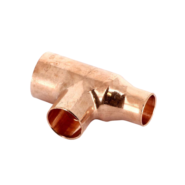 Teu redus, cupru, D 22 x 18 x 15 mm, 95130