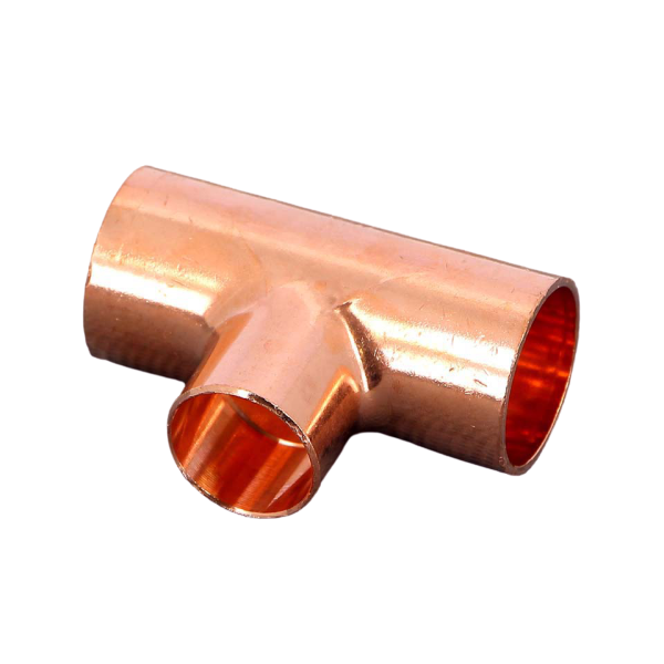 Teu redus, cupru, D 22 x 18 x 22 mm, 95130