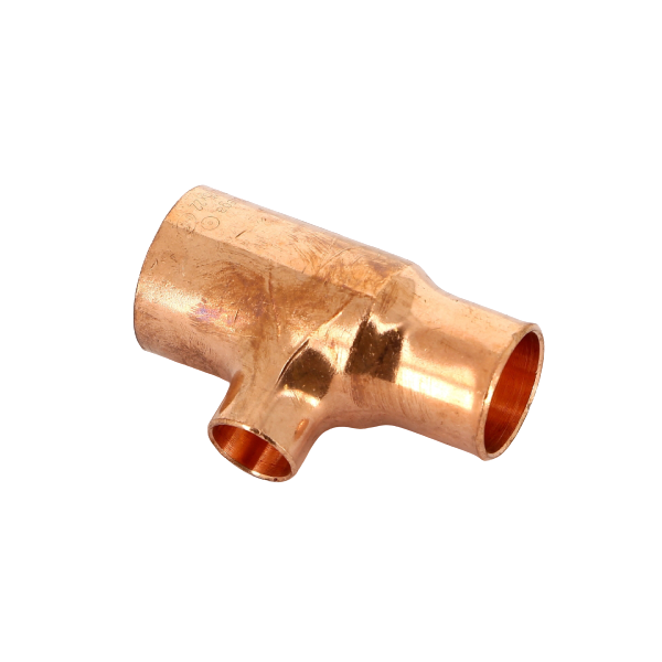 Teu redus, cupru, D 28 x 15 x 22 mm, 95130